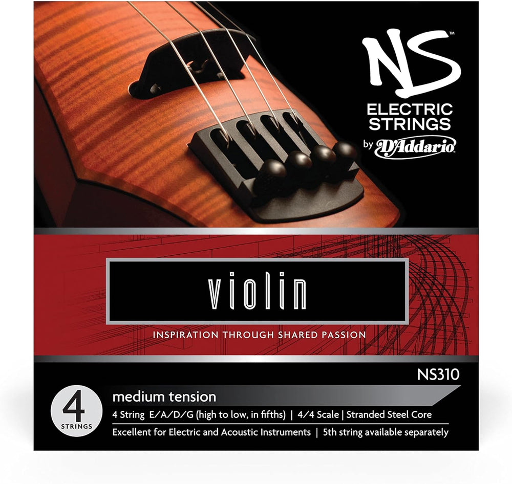 D'Addario NS310 Electric Violinsaiten Satz 4/4 medium