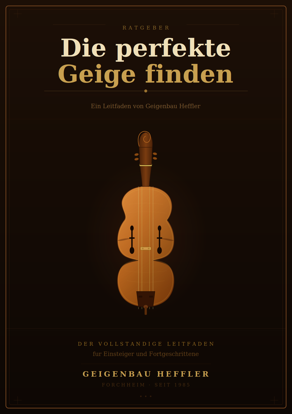 E-Book- Die perfekte Geige finden – Ratgeber